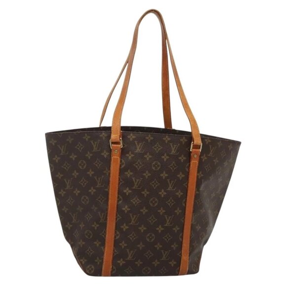 LOUIS VUITTON Monogram Sac Shopping Tote Bag - Picture 1 of 16